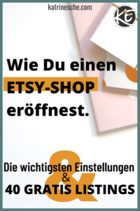 etsy shop öffnen