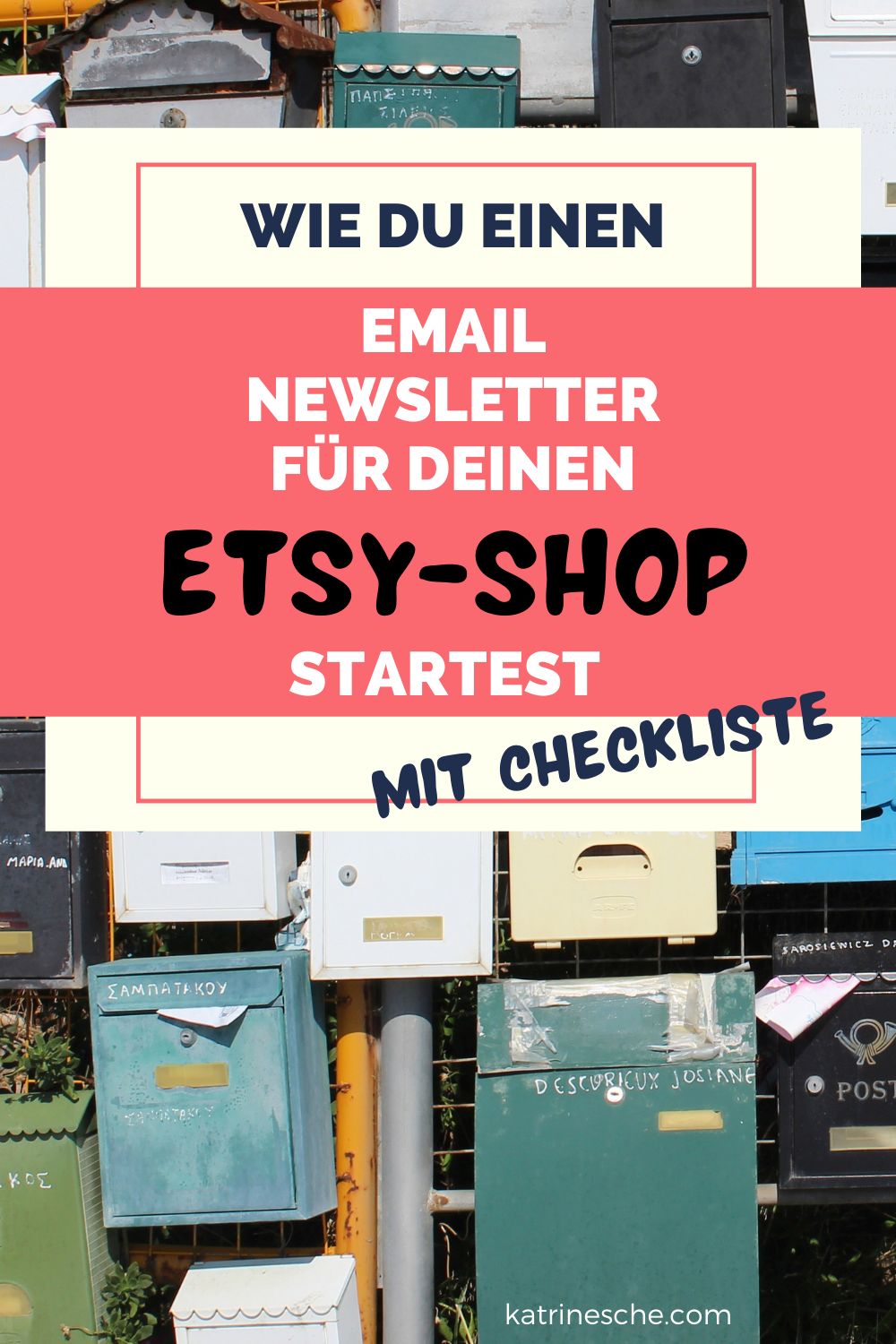 Wie Du eine email-Liste für Deinen ETSY-Shop startest