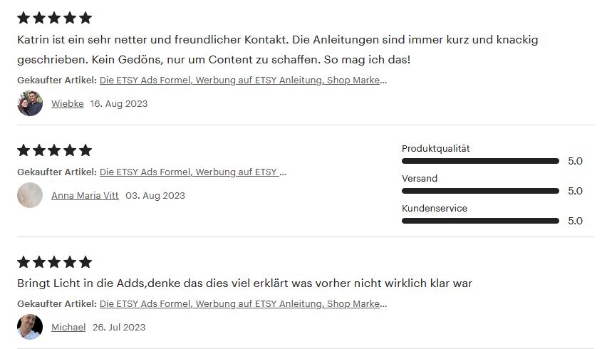 ETSY Ads Erfahrungen