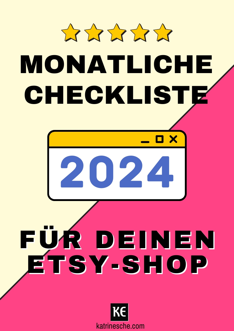 etsy shop checkliste