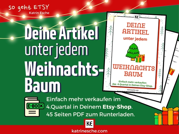 Etsy Tipps Ebook Weihnachten