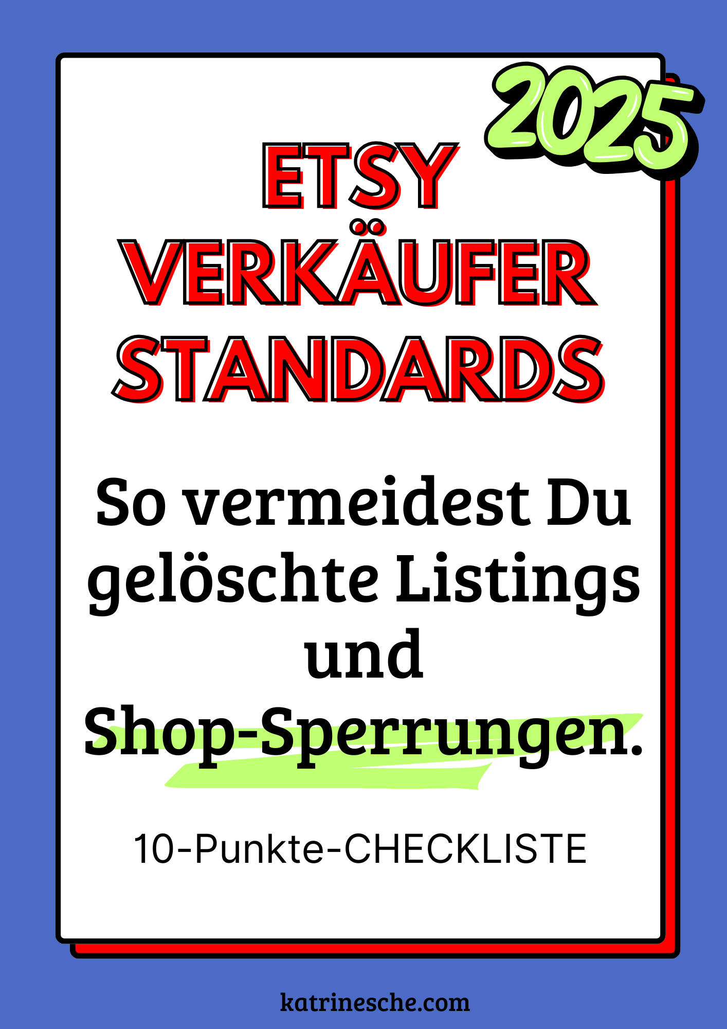 Etsy shop sperrungen